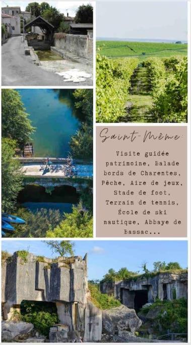 Saint-Meme-les-Carrieres Gite La Rive Gauche מראה חיצוני תמונה